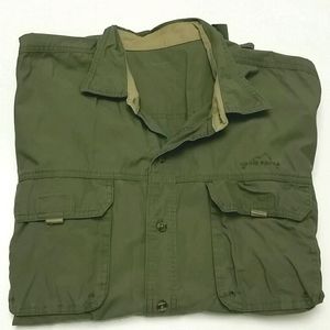 Eddie Bauer Short Sleeve Button Down XL